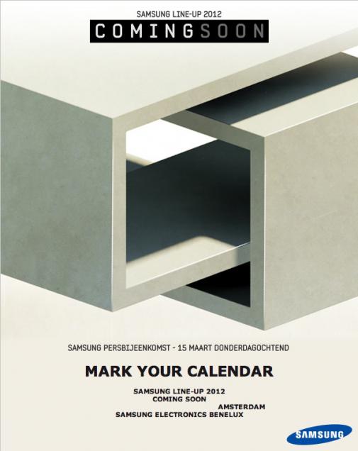 Samsung 15 mars 2012 Samsunh 15 mars Samsung Galaxy S3, une annonce officielle pour le 15 mars ?