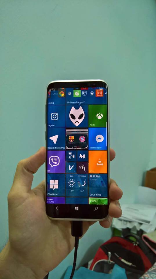 Galaxy S8 avec Windows 10 Mobile : des images circulent sur le web