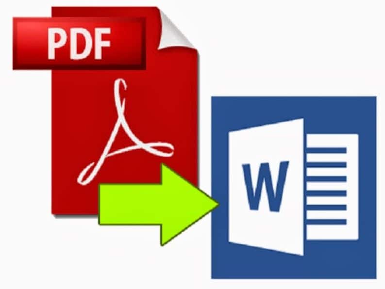 comment convertir un fichier pdf en document word ou texte modifiable