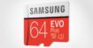 Bon plan : carte mémoire micro SDXC Samsung Evo+ 64 Go à 13,79 ¬