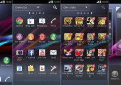 installez le launcher des sony xperia z1 et z ultra sur votre smartphone