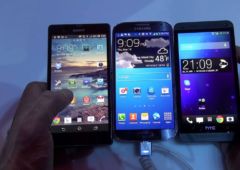 Galaxy S4 vs HTC One vs Xperia Z
