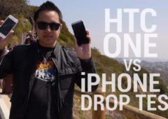 htc one vs iphone 5 qui resiste le mieux aux chutes video