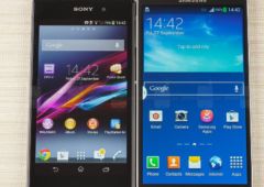 Samsung Galaxy Note 3 vs Sony Xperia Z1 01