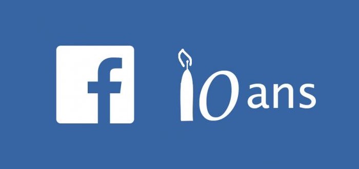 Facebook Fete Ses 10 Ans Et Vous Offre Une Retrospective Video De Votre Activite