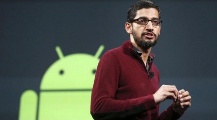 sundar pichai android plus sur