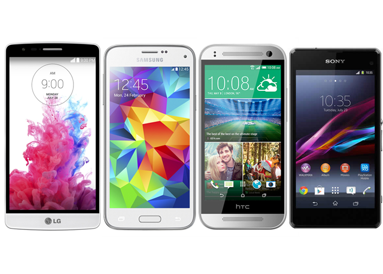galaxy s5 mini htc one mini 2 lg g3 beat sony xperia z1 compact1
