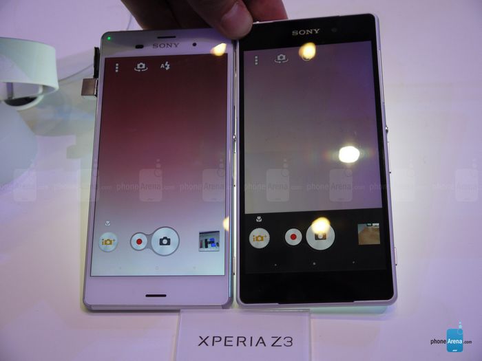 Comparatif Sony Xperia Z3 vs Xperia Z2