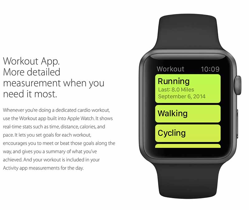 apple watch workout app