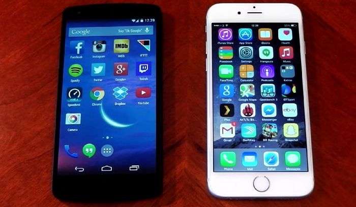 Nexus 5 vs iPhone 6