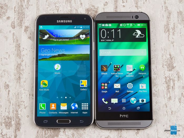 Galaxy S5 vs HTC One M8