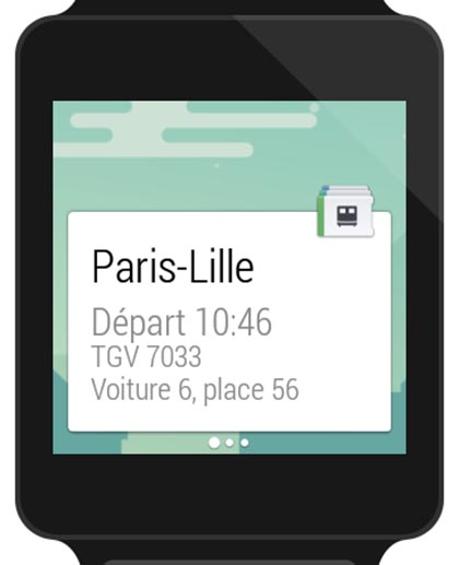 best of android wear capitaine train