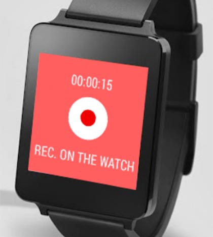 meilleure application android wear audio recorder