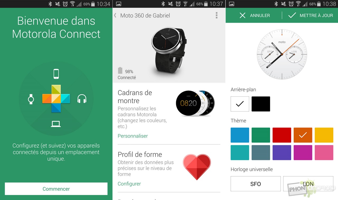 Motorola Moto 360 test de la montre connectée selon Motorola