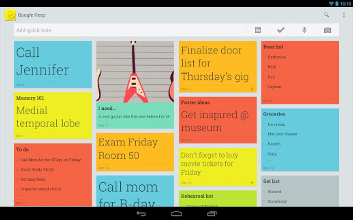 google keep couple android
