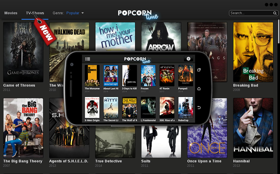 PopCorn Time sur Android