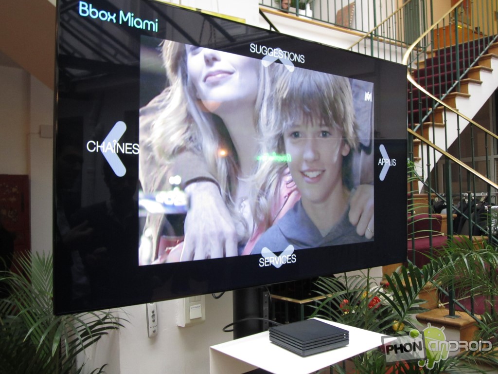 Bbox Miami et l'interface TV