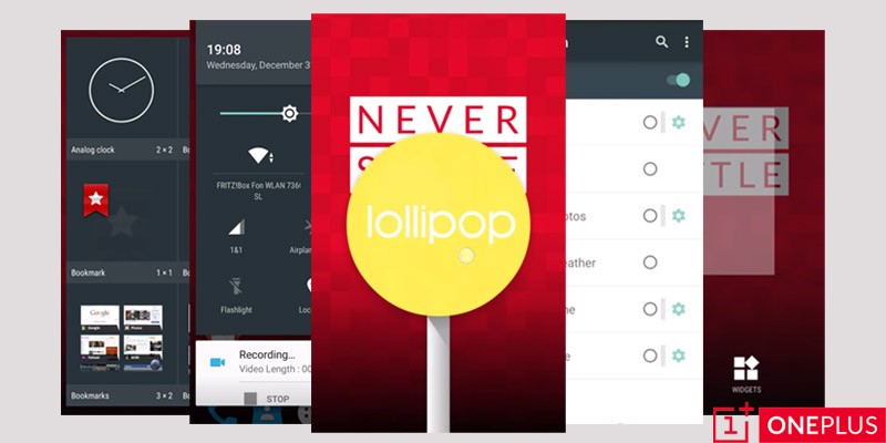 OnePlus One CyanogenMod 12 Lollipop