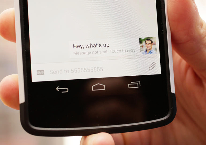 Envoi de SMS avec appli Android