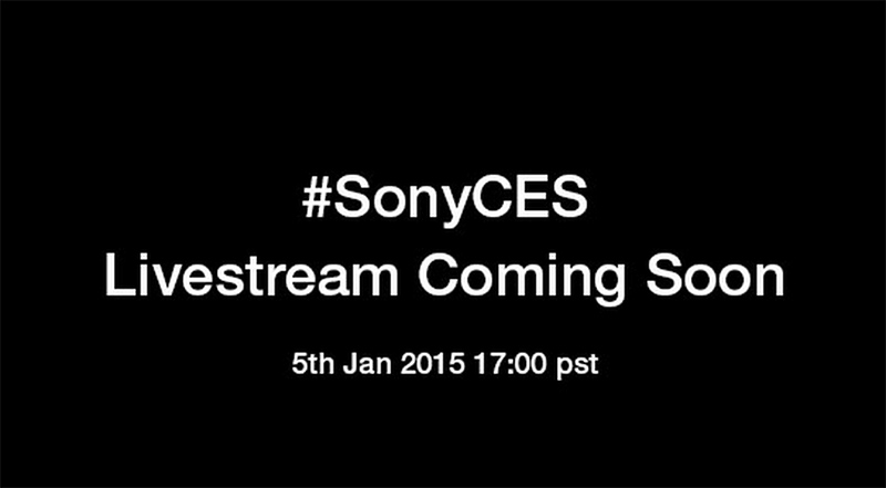 sony conference ces 2015 direct