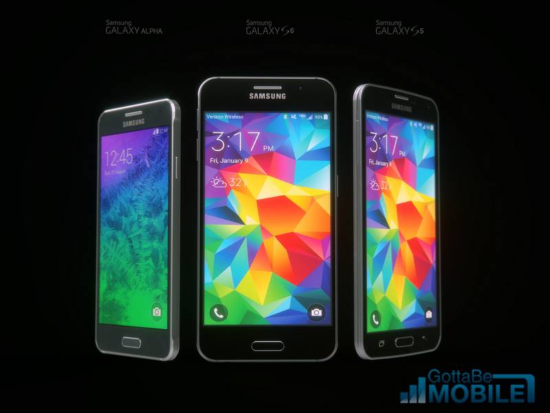 Le Galaxy S6 déjà comparé avec les Galaxy S5, Alpha et iPhone 6 Appareils