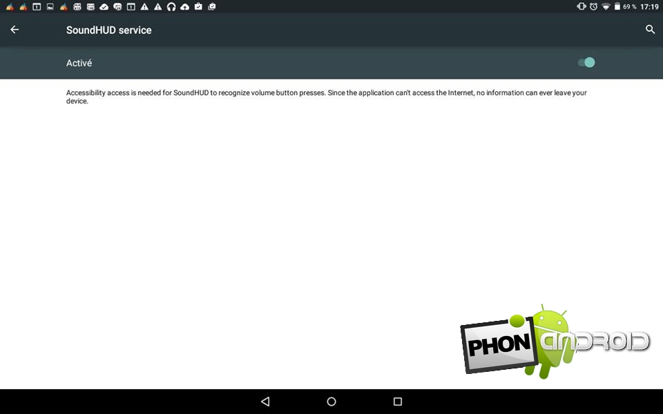 Activer mode silencieux Android Lollipop