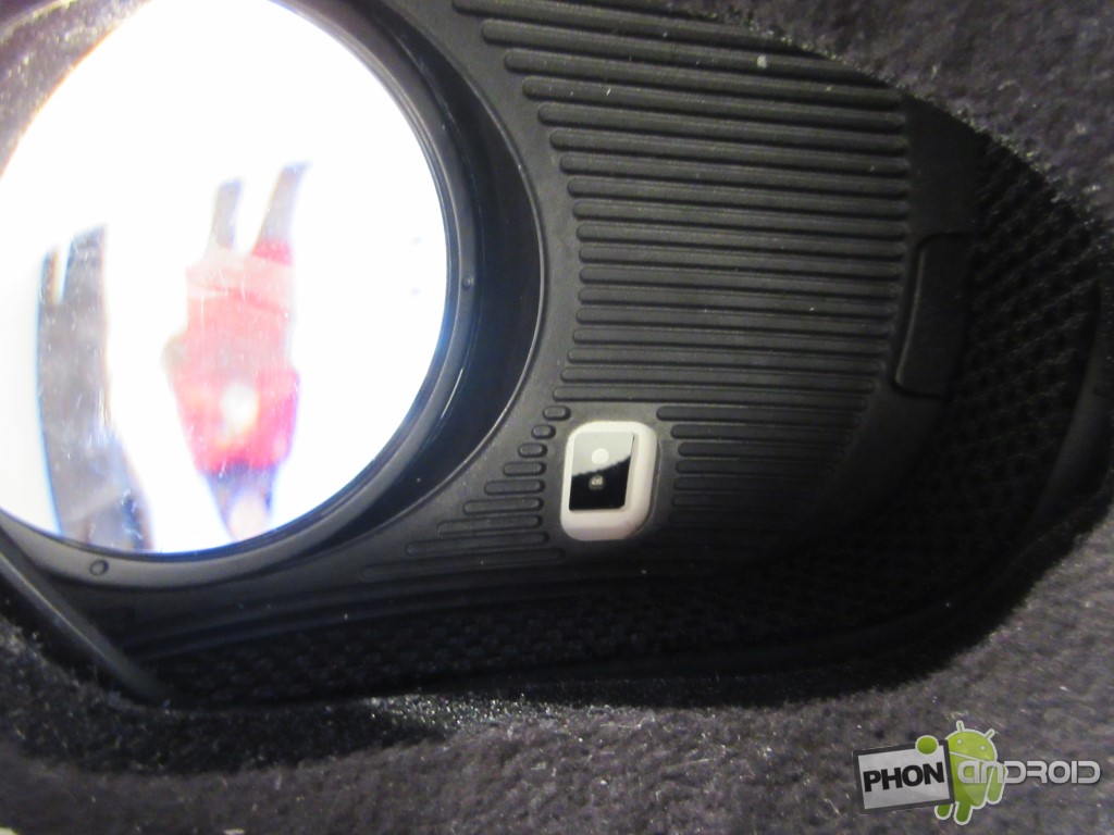 Samsung Gear VR, et le capteur intérieur