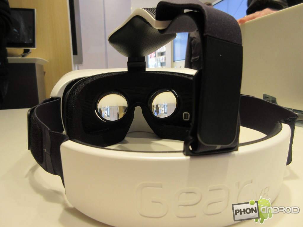Samsung Gear VR, en vue arrière