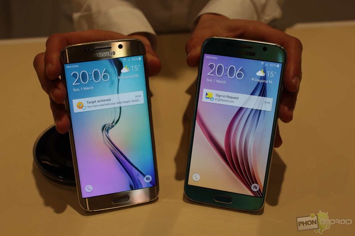 prise en main Galaxy S6 et S6 Edge MWC 2015