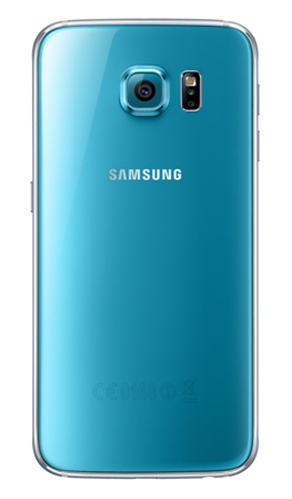 Galaxy S6 bleu dos
