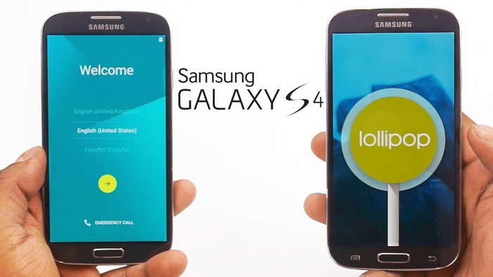 galaxy s4 android lollipop