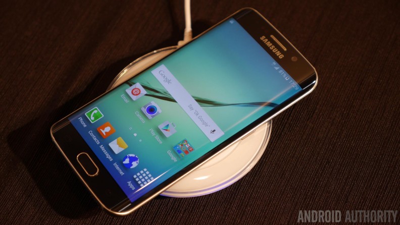 Galaxy S6 Edge et la recharge sans fil