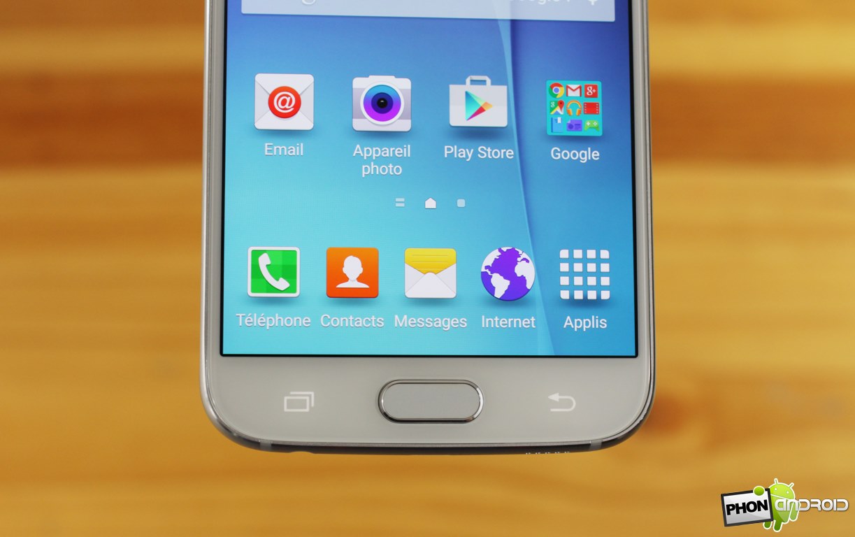 galaxy s6 bouton tactile