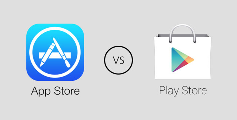 Google Play Store vs Apple App Store : match au sommet