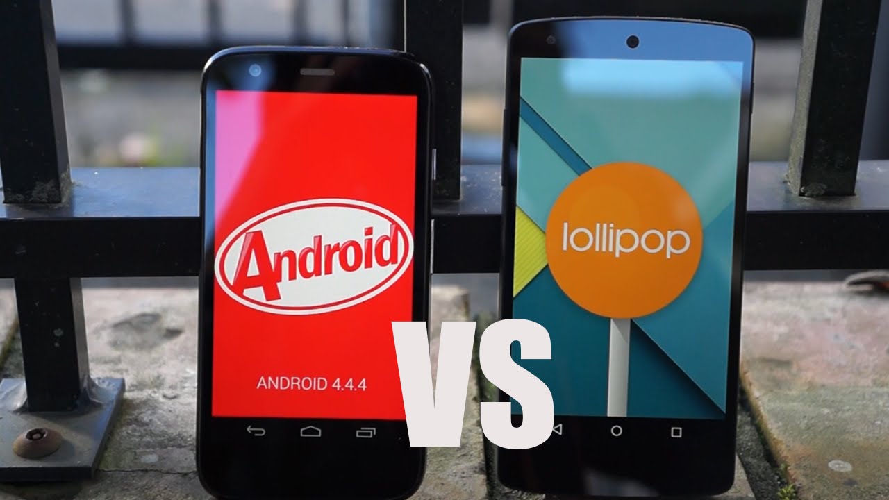 Android Lollipop vs KitKat