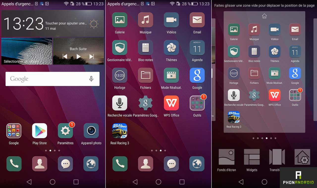 huawei p8 interface android lollipop