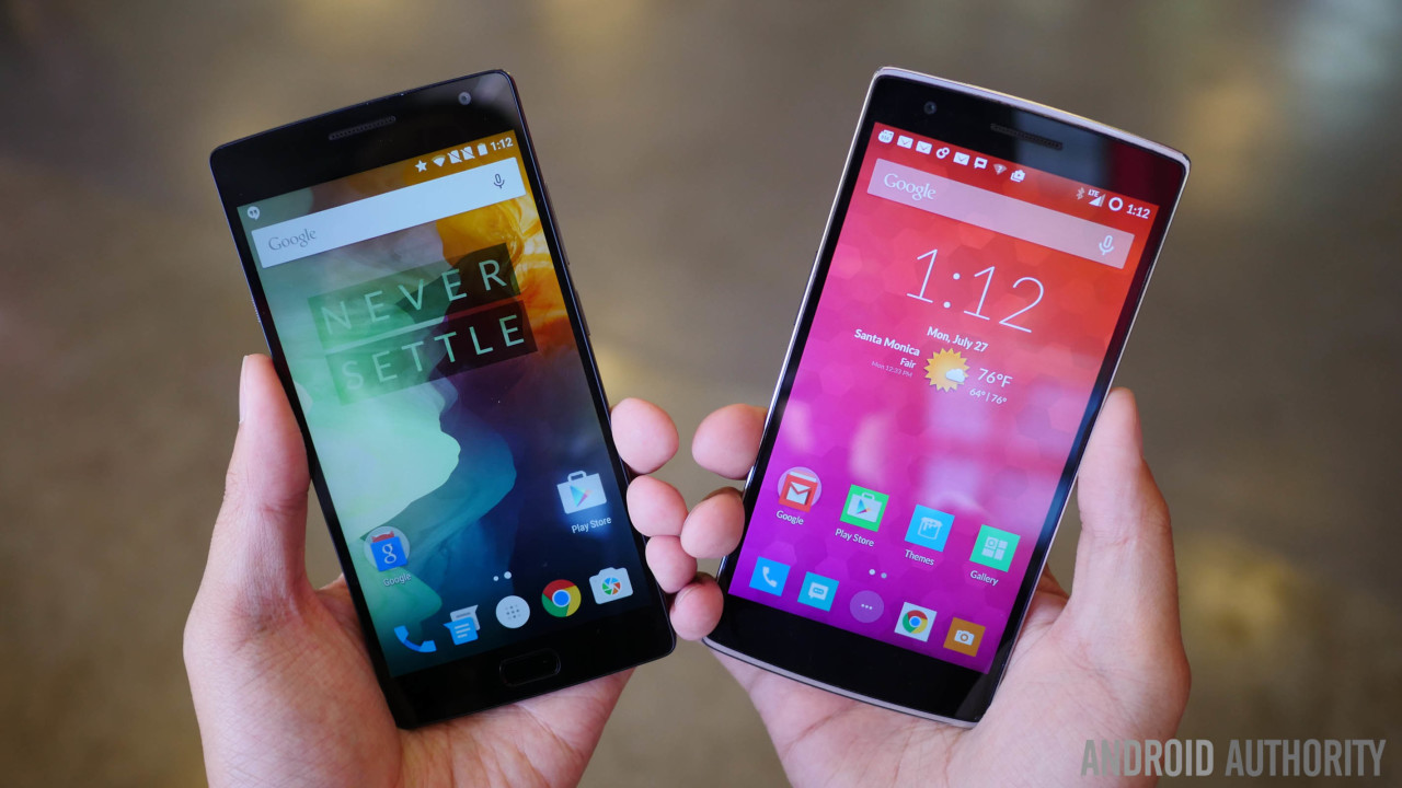 Comparatif OnePlus One OnePlus Two
