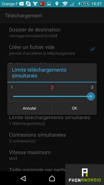 telechargements simultanes android