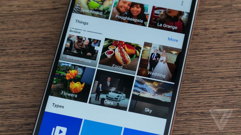 Google Photos mise a jour