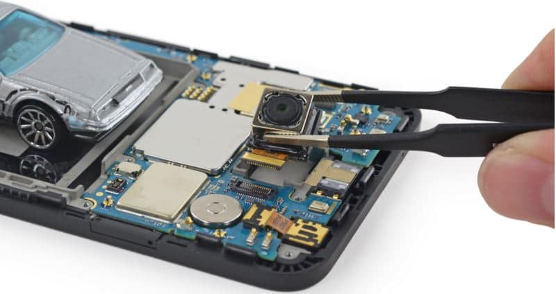 Nexus 5X demontage capteur photo