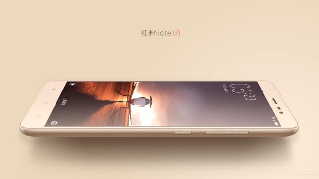 Xiaomi Redmi Note 3 gold