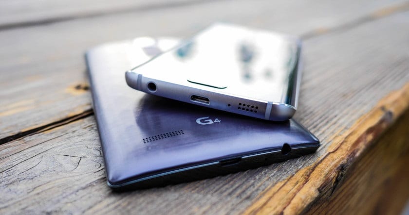 Samsung Galaxy S6 Edge et LG G4