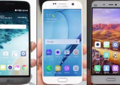lg g5 galaxy S7 xiaomi mi5 comparatif
