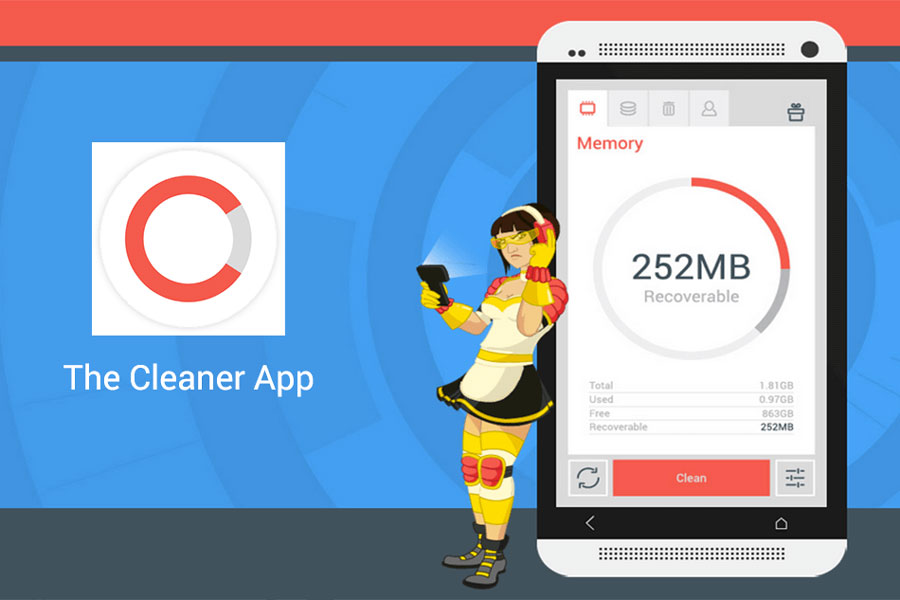 The Cleaner une application de nettoyage simple et efficace pour votre smartphone