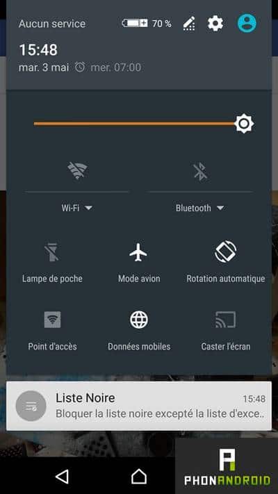 mode avion android