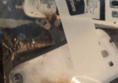 galaxy s3 combustion spontanee batterie fait fondre le telephone