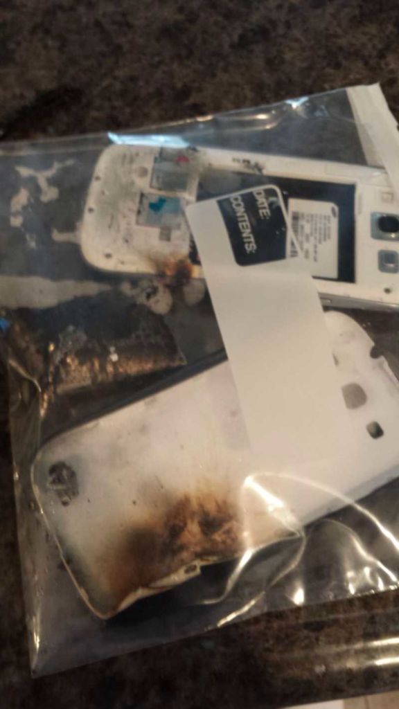 Galaxy S3 : une combustion spontanée de la batterie fait fondre le téléphone !