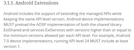 android extensions