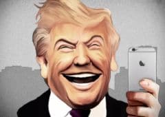 donald trump iphone