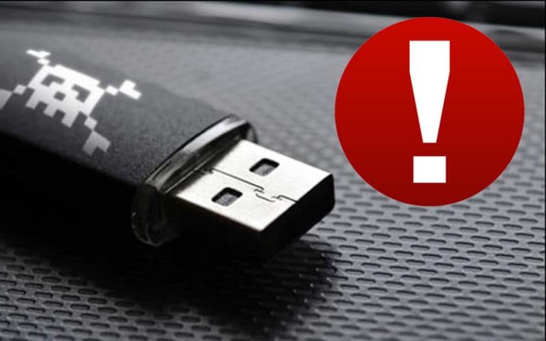 clé usb dans la boite aux lettres
